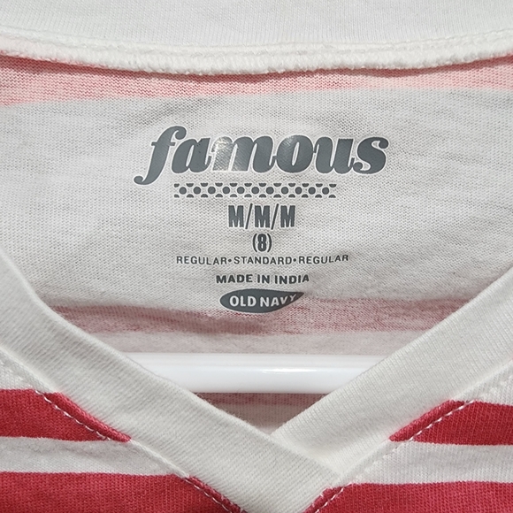 OLDNAVY Girl Shirt Sizes Medium (8) Striped NWT - Picture 3 of 4